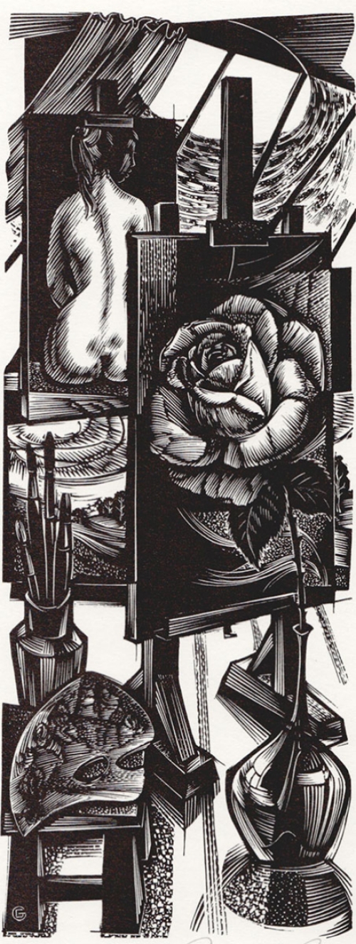 Houtsnede van Gerard Gaudean kopen
