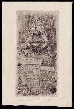 Gravure van de Belgische kunstenaar Gustaaf De Bruyne kopen
