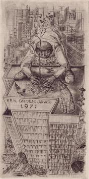 Gravure uit 1971 van Gustaaf De Bruyne kopen