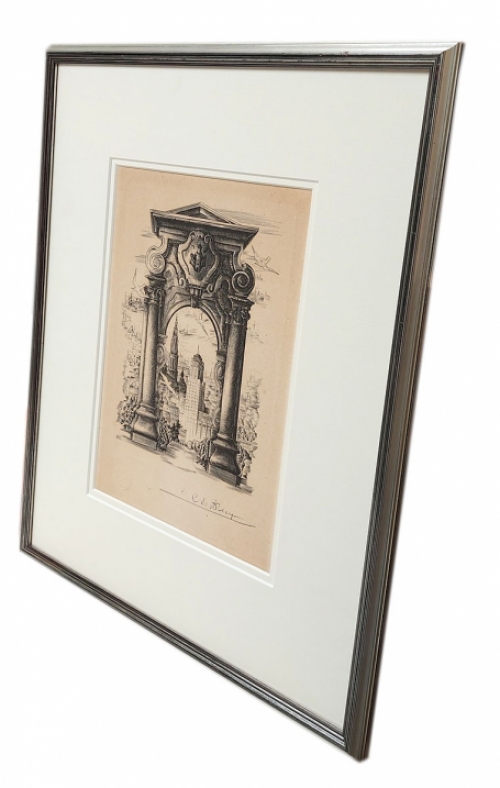 De poort waar oud en modern kruisen