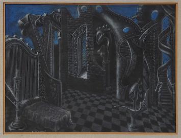 Pasteltekening van Robert Geenens te koop