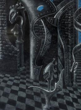 Gesigneerde tekening van Robert Geenens kopen