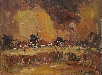 Frans geerinckx met een kunstwerkje