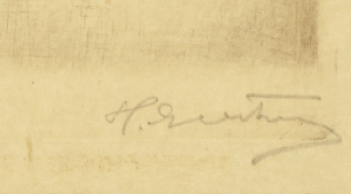 Kunstenaar Henri Geertsen