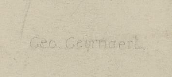 Belgische tekenaar en lithograaf Geo Geirnaert