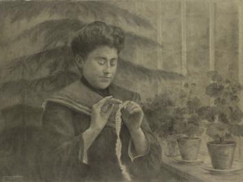 Kunst uit 1904 van de Belgische kunstenaar Geo Geirnaert