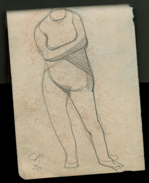 Pasteltekening van V. Gentils kopen