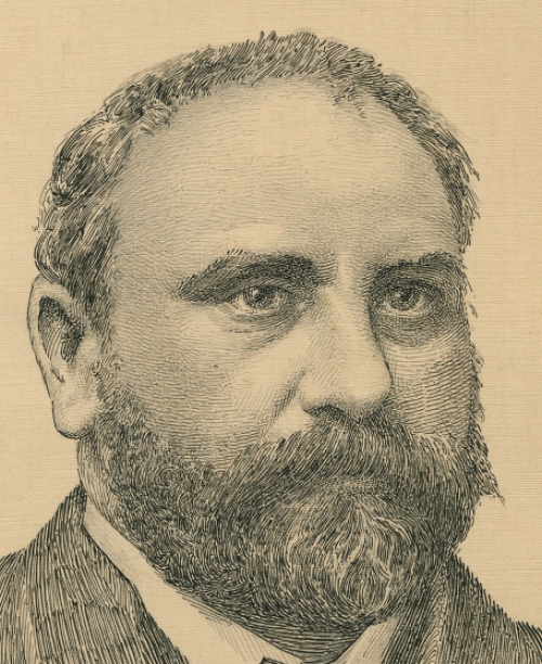 Geo Geirnaert met een pentekening uit 1922