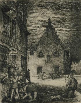 Ets van de Belgische kunstenaar Geo Langie uit Gent