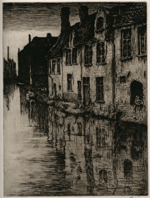 Ets van de Belgische kunstenaar Geo Langie uit Gent