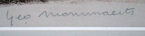 Gelimiteerde litho van Geo Mommaerts kopen