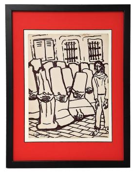 Tekening uit 1951 van George Creten kopen