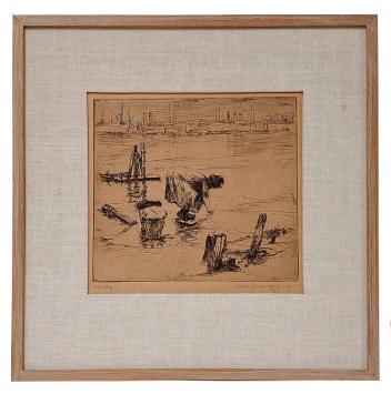 Ets van Belgische kunstenaar Georges Averhals