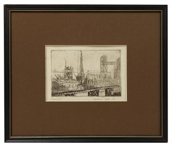 Ets van Belgische kunstenaar Georges Averhals