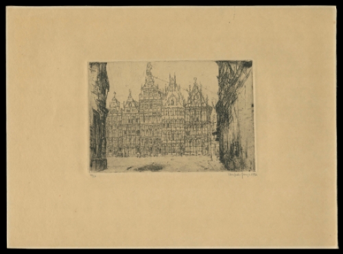 Ets van Belgische kunstenaar Georges Averhals