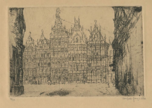 Ets van de Belgische graficus Georges Averhals kopen