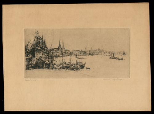 Ets, Antwerpse haven van Belgische kunstenaar Georges Averhals