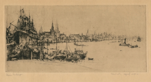 Ets van de Belgische graficus Georges Averhals kopen