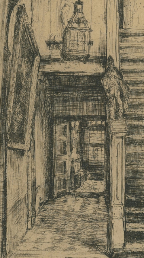 Gravure interieur door Georges Averhals