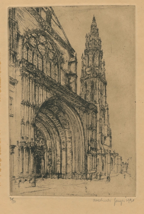 Ets van de Belgische graficus Georges Averhals kopen