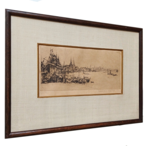 Stoomboot in de Antwerpse haven