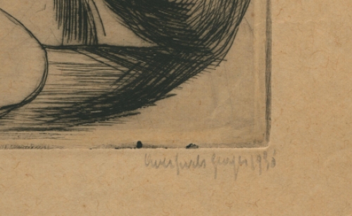 Man die soep aan het eten is 1939