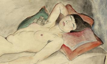 Kunstwerk op papier van Georges Creten