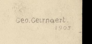 Belgische tekenaar en lithograaf Geo Geirnaert