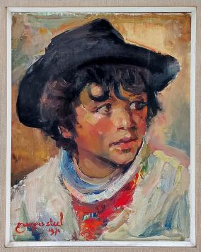 Een olieverfschilderij van G. Steel