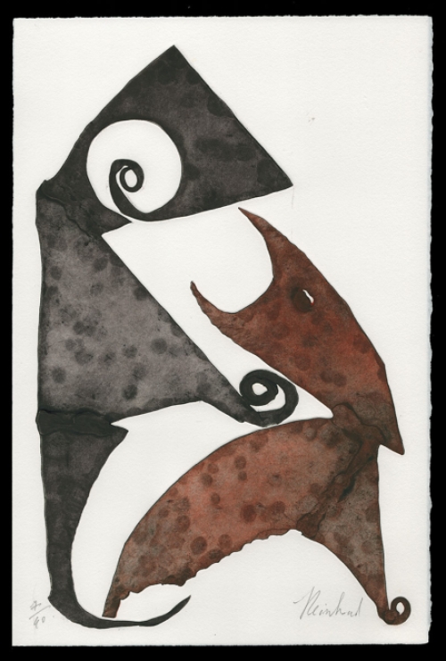 Gedicht van Hugo Claus en ets van Reinhoud D\'Haese