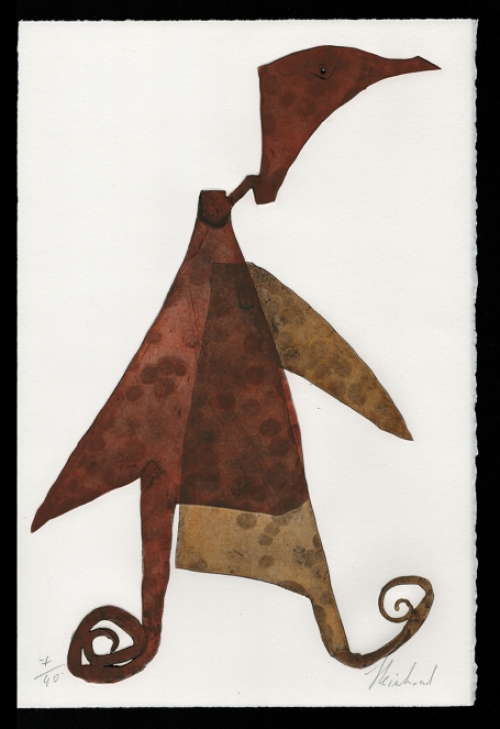 Gedicht van Hugo Claus en ets van Reinhoud D\'Haese