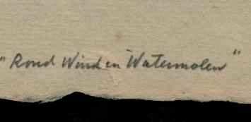 Linosnede, Rond wind en Watermolens