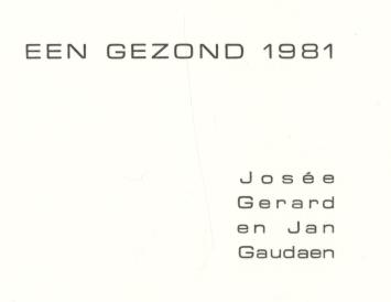 Een gezond 1981