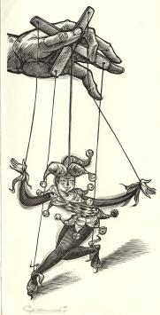 Belgische graficus Gerard Gaudean nieuwjaarskaart