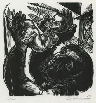 Houtsnede van Gerard Gaudean kopen