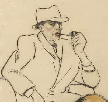 De tekenaar door Germaine Hagemans getekend