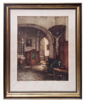 Ets van Geudens kopen, de sacristie