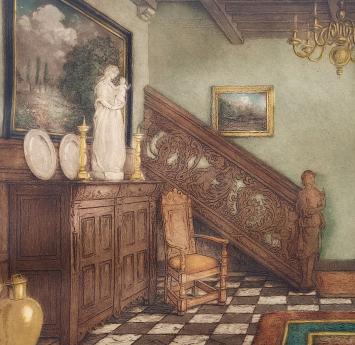 Traphal in een patriciërswoning