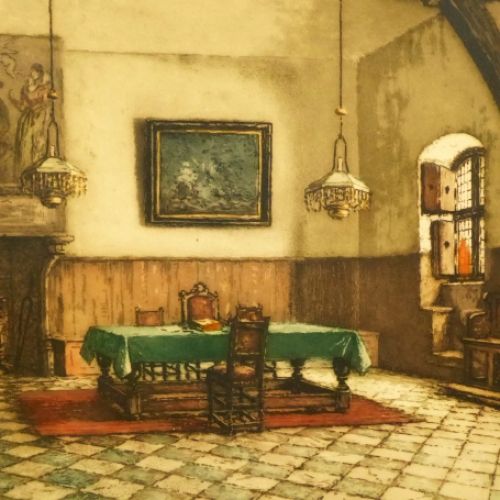 Belgische kunstschilder en etser Albert