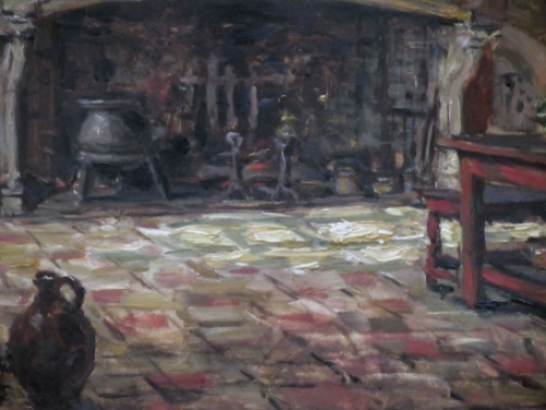 Belgische kunstschilder  Albert Geudens