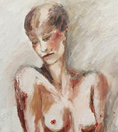 De bezinning naakte dame 2009
