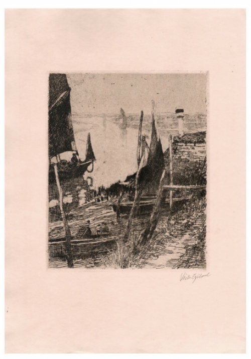 Ets van de Belgische kunstenaar Victor Olivier Gilsoul kopen