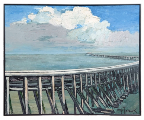 Schilderij van Belgische schilderes Ginette Javaux