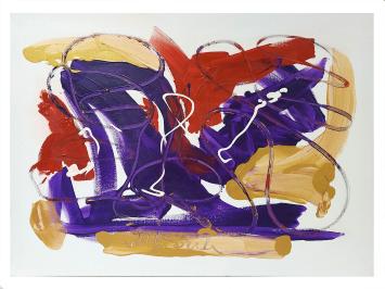 Abstract schilderij uit 2003 kopen van de Belgische kunstenaar Glenn Vandesande