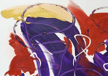 Groot modern schilderij van Glenn Vandesande uit 2003