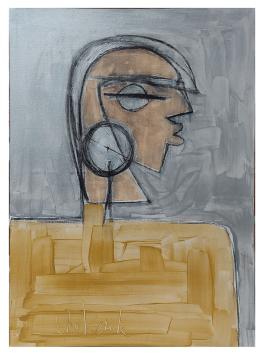 Abstract schilderij uit 2003 kopen van de Belgische kunstenaar Glenn Vandesande