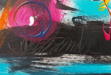 Groot modern schilderij van Glenn Vandesande
