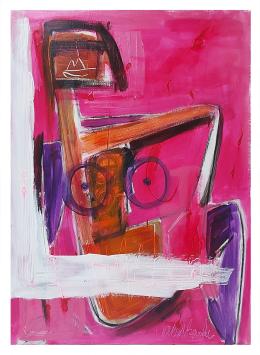 Abstract schilderij kopen van de Belgische kunstenaar Glenn Vandesande