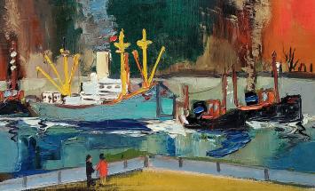 Speels kunstwerk van de Antwerpse schilder Jack Godderis