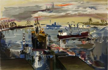 Expressionistisch kunstwerk van de Antwerpse kunstenaar Jack Godderis